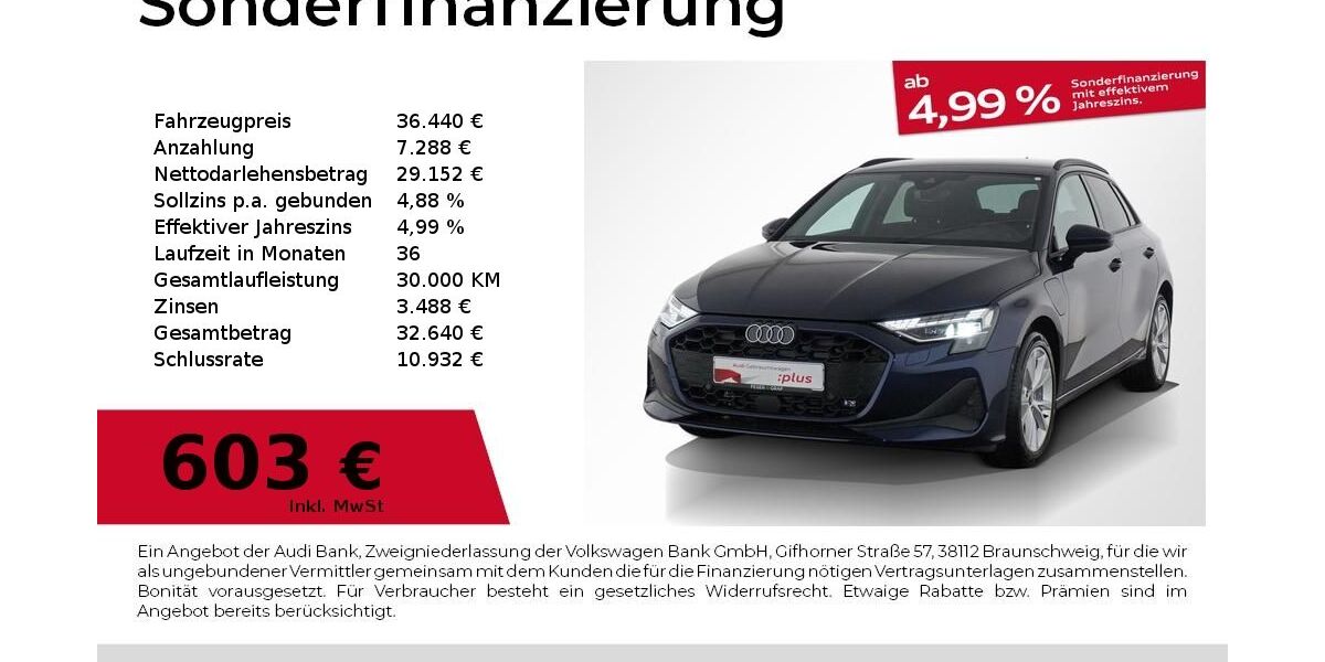 Audi A3 7.924 km 36.440 &euro; Nürnberg 90441
