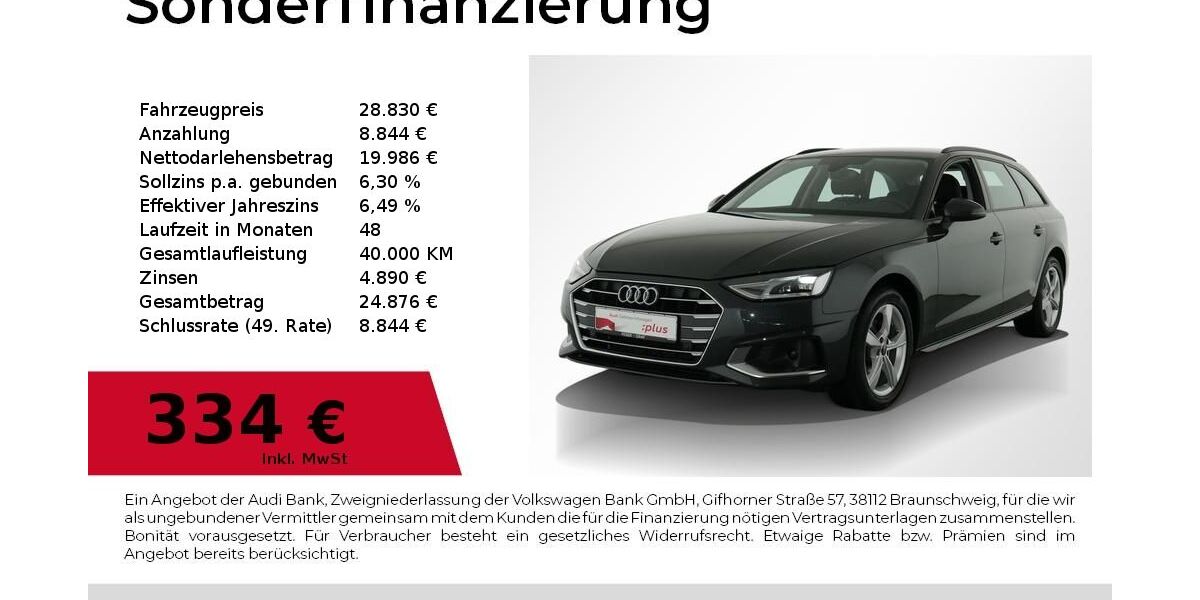 Audi A4 23.643 km 28.830 &euro; Nürnberg 90411